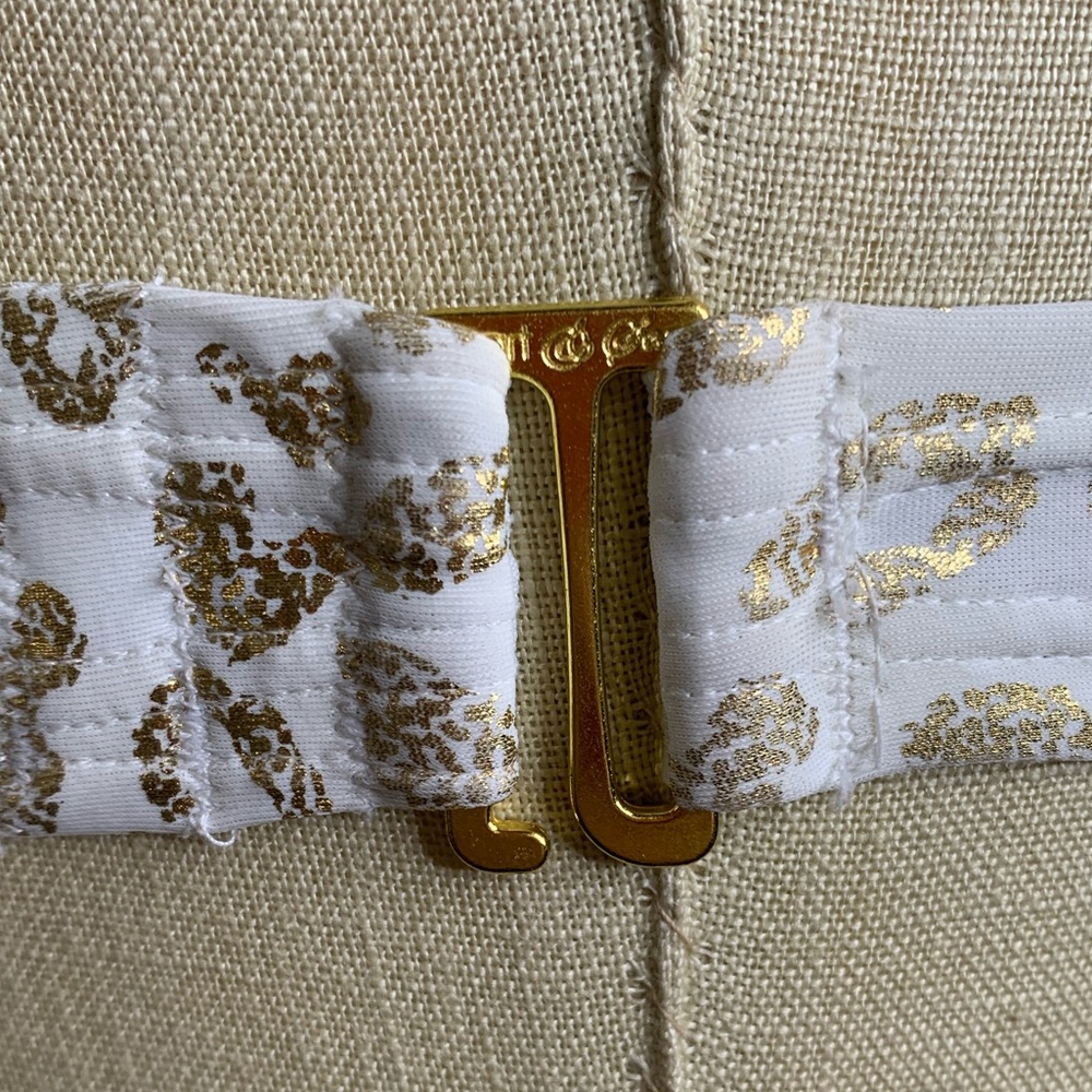 Gold Metallic Animal Print by Smart & Sexy Sz 36C - Picture 7 of 10